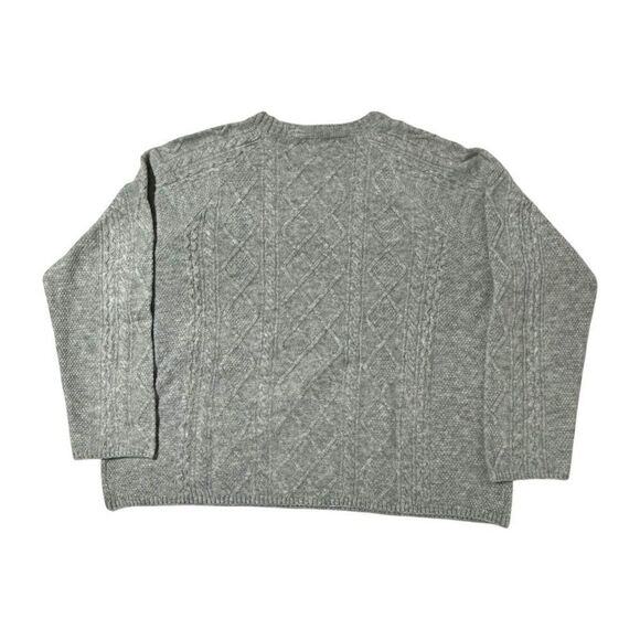 Vince Camuto Women's Cable Sweater Light Heather Grey Size XL - Picture 6 of 10